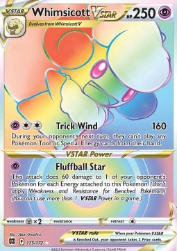 Whimsicott VSTAR - Brilliant Stars (Secret Rare) [BRS-175]