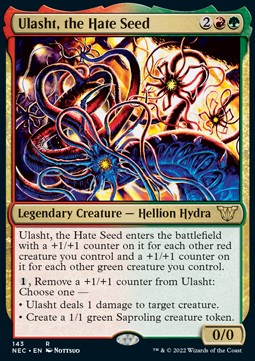 Ulasht, the Hate Seed - Commander: Kamigawa: Neon Dynasty (Rare) [143]