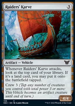 Raiders' Karve - Commander: Kamigawa: Neon Dynasty (Common) [156]