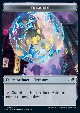 Treasure Token - Kamigawa: Neon Dynasty: Extras (Token) [T17]