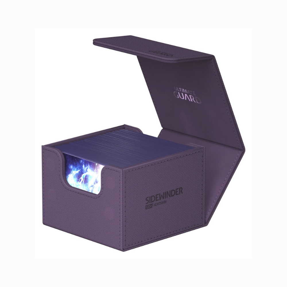 Ultimate Guard Sidewinder Monocolor 133+ Deckbox in Lila – Sammelkarten Deckbox für über 133 gesleevte Karten