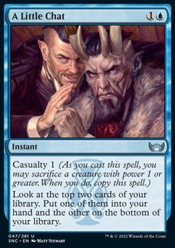 A Little Chat - Streets of New Capenna (Uncommon) [47]