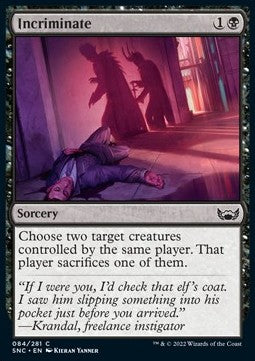 Incriminate - Streets of New Capenna (Common) [84]