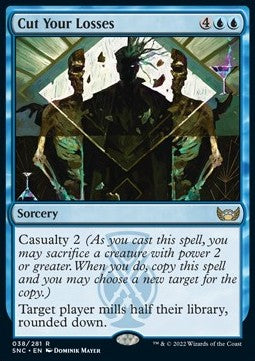 Cut Your Losses - Streets of New Capenna (Rare) [38]