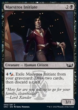 Maestros Initiate - Streets of New Capenna (Common) [86]