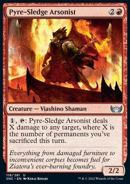 Pyre-Sledge Arsonist - Streets of New Capenna (Uncommon) [118]