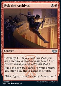 Rob the Archives - Streets of New Capenna (Uncommon) [122]