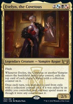 Evelyn, the Covetous - Streets of New Capenna (Rare) [184]