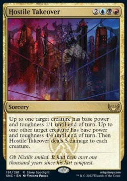 Hostile Takeover - Streets of New Capenna (Rare) [191]