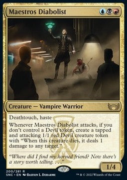 Maestros Diabolist - Streets of New Capenna (Rare) [200]