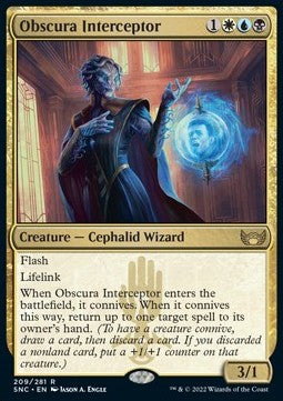 Obscura Interceptor - Streets of New Capenna (Rare) [209]