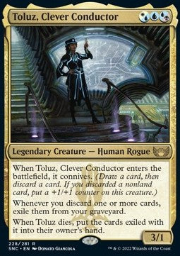 Toluz, Clever Conductor - Streets of New Capenna (Rare) [228]