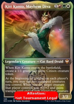 Kitt Kanto, Mayhem Diva (V.2) - Commander: Streets of New Capenna: Extras (Special) [189]