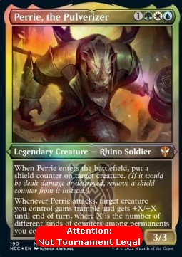 Perrie, the Pulverizer (V.2) - Commander: Streets of New Capenna: Extras (Special) [XNCC-190]