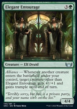 Elegant Entourage - Streets of New Capenna (Uncommon) [143]