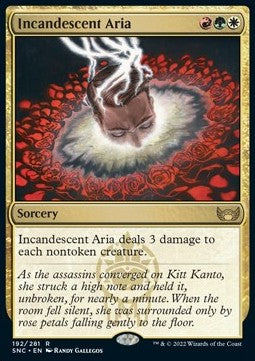 Incandescent Aria - Streets of New Capenna (Rare) [192]