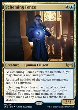 Scheming Fence - Streets of New Capenna (Rare) [219]