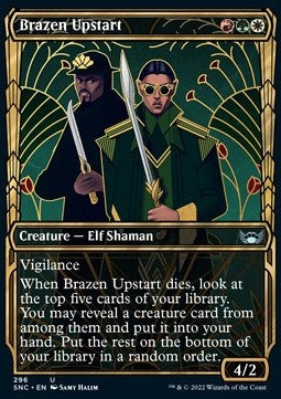 Brazen Upstart (V.1) - Streets of New Capenna: Extras (Uncommon) [296]