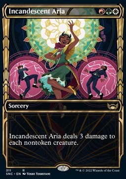 Incandescent Aria (V.1) - Streets of New Capenna: Extras (Rare) [311]