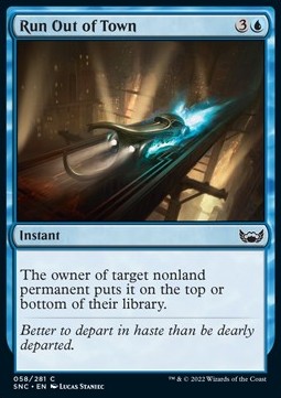 Run Out of Town - Streets of New Capenna (Common) [58]