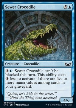 Sewer Crocodile - Streets of New Capenna (Common) [60]