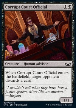 Corrupt Court Official - Streets of New Capenna (Common) [70]