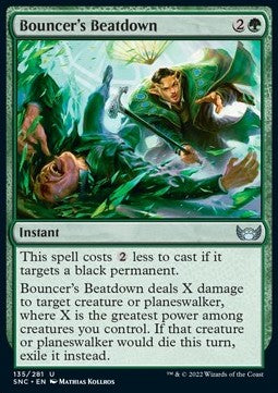 Bouncer's Beatdown - Streets of New Capenna (Uncommon) [135]