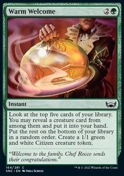 Warm Welcome - Streets of New Capenna (Common) [164]