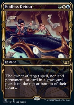 Endless Detour (V.1) - Streets of New Capenna: Extras (Rare) [XSNC-305]