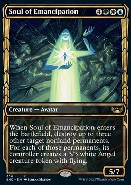 Soul of Emancipation (V.1) - Streets of New Capenna: Extras (Rare) [334]
