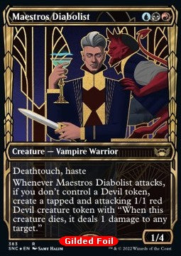 Maestros Diabolist (V.2) - Streets of New Capenna: Extras (Rare) [383]