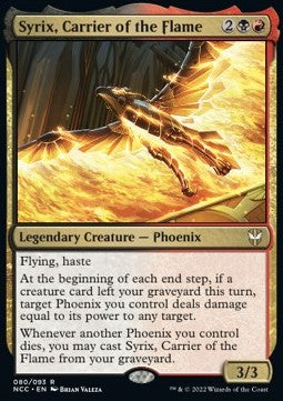 Syrix, Carrier of the Flame - Commander: Streets of New Capenna (Rare) [80]
