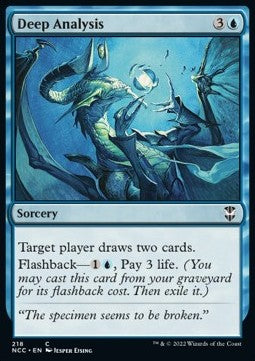 Deep Analysis - Commander: Streets of New Capenna (Common) [218]