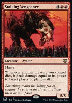 Stalking Vengeance - Commander: Streets of New Capenna (Rare) [276]