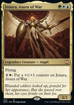 Jenara, Asura of War - Commander: Streets of New Capenna (Mythic) [343]