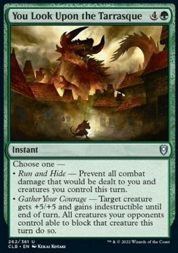 You Look Upon the Tarrasque - Commander Legends: Battle for Baldur's Gate (Uncommon) [262]