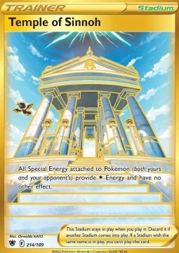 Temple of Sinnoh - Astral Radiance (Secret Rare) [ASR-214]