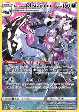 Galarian Obstagoon - Astral Radiance (Holo Rare) [ASR-TG10]