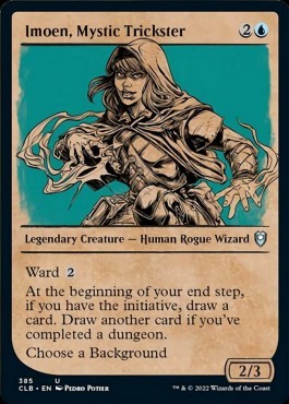 Imoen, Mystic Trickster (V.2) - Commander Legends: Battle for Baldur's Gate: Extras (Uncommon) [385]