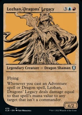 Lozhan, Dragons' Legacy (V.2) - Commander Legends: Battle for Baldur's Gate: Extras (Uncommon) [XCLB-428]