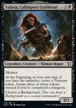 Safana, Calimport Cutthroat - Commander Legends: Battle for Baldur's Gate (Uncommon) [143]