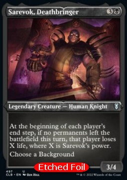 Sarevok, Deathbringer (V.1) - Commander Legends: Battle for Baldur's Gate: Extras (Uncommon) [497]