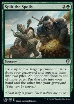 Split the Spoils - Commander Legends: Battle for Baldur's Gate (Uncommon) [257]