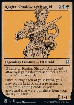 Kagha, Shadow Archdruid (V.2) - Commander Legends: Battle for Baldur's Gate: Extras (Uncommon) [426]