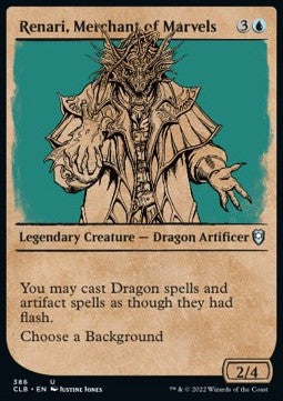 Renari, Merchant of Marvels (V.2) - Commander Legends: Battle for Baldur's Gate: Extras (Uncommon) [386]