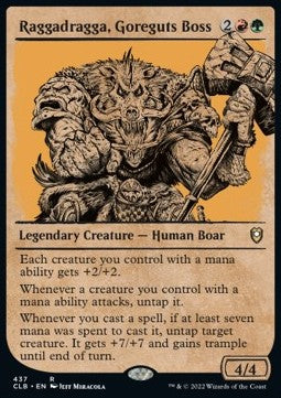 Raggadragga, Goreguts Boss (V.2) - Commander Legends: Battle for Baldur's Gate: Extras (Rare) [437]