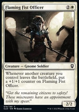 Flaming Fist Officer - Commander Legends: Battle for Baldur's Gate (Common) [19]