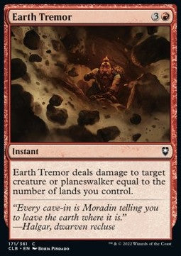 Earth Tremor - Commander Legends: Battle for Baldur's Gate (Common) [171]