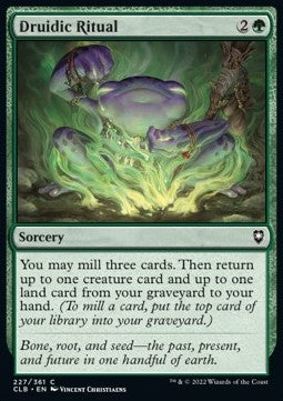 Druidic Ritual - Commander Legends: Battle for Baldur's Gate (Common) [227]