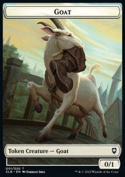 Goat Token (White 0/1) - Commander Legends: Battle for Baldur's Gate: Extras (Token) [T01]